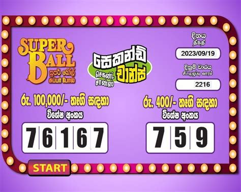 super ball lottery results|Development Lotteries Board.